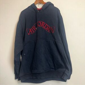 Nike Air Jordan Jacket Pullover Hoodie Mens XL Sweater Black Basketball Classic